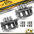 Pair Front Brake Calipers with Brackets for Ford Edge Lincoln MKX (2007–2010)
