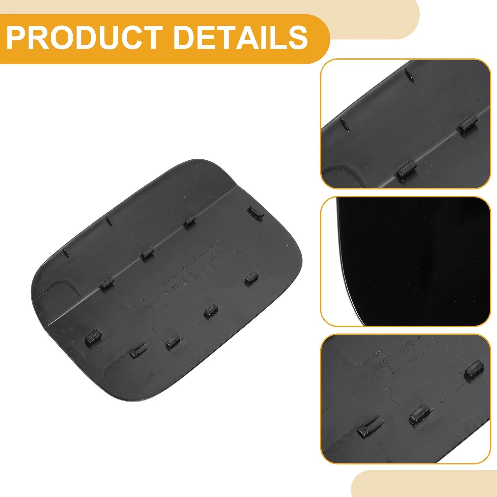 Fuel Tank Door Cap for Volkswagen Passat (2012–2018) Oil Filler Black