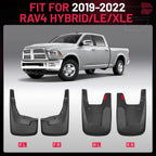 4x Front Rear Splash Guards Mud Flaps for Ram 1500 (2019-2024) Pickup 4-Door