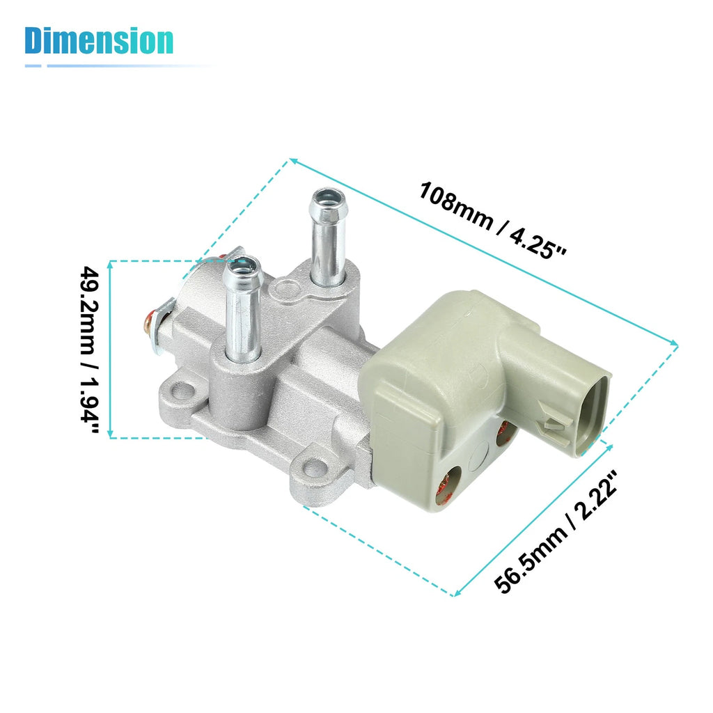Set of 1 Idle Air Control Valve 16022-P2A-J01 for Honda Civic (1996–2000)
