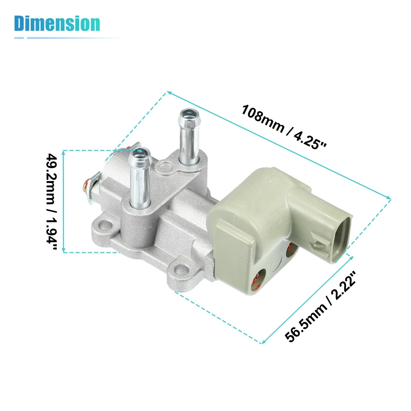 Set of 1 Idle Air Control Valve 16022-P2A-J01 for Honda Civic (1996–2000)