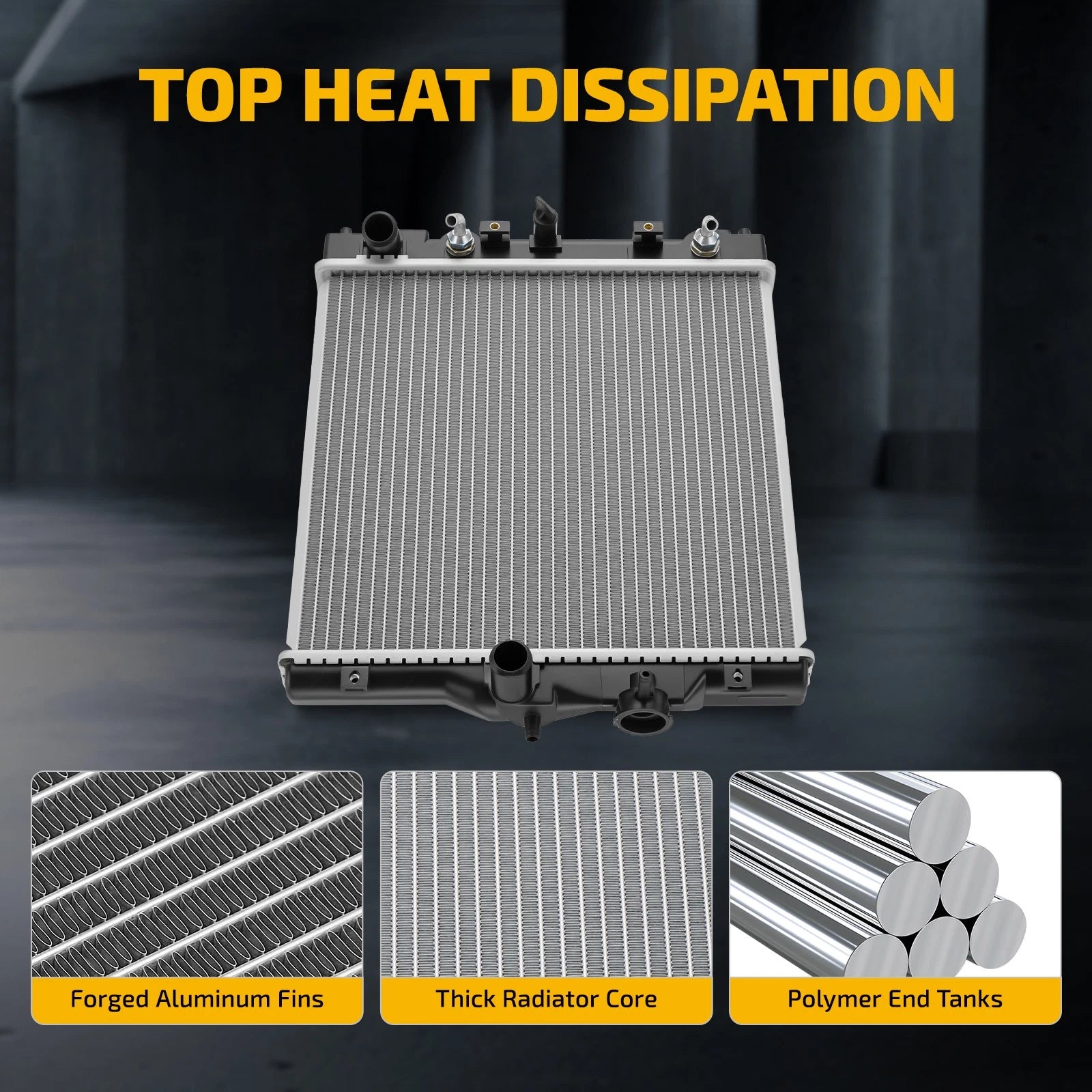 Radiator for Honda Civic 1992–2000, Civic del Sol 1993–1997 CU1290