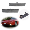 Clear Front Fender Side Marker Light Housings for Toyota Supra Mk3 (1987–1992)