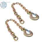 Set of 2 Trailer Safety Chains with Clevis Slip Hooks (26500lbs)