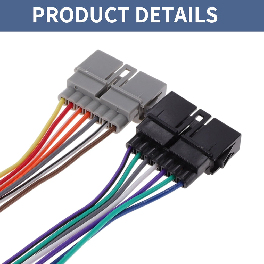 Set of 2 Car Stereo CD Player Wiring Harness 70-1817 for Dodge Aries K (1984–1989)