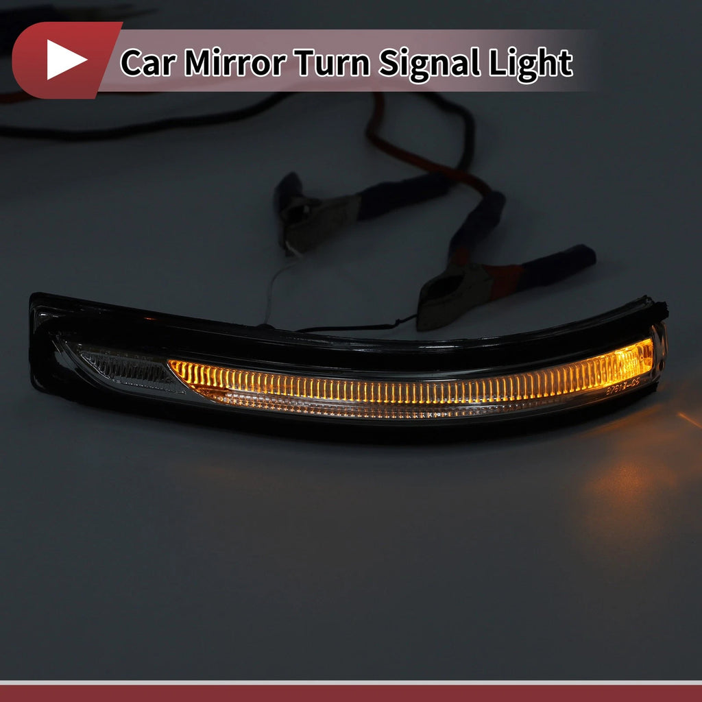 Left Mirror Turn Signal Light for KIA Niro (2017–2020) No. 87613G5000 Black Clear