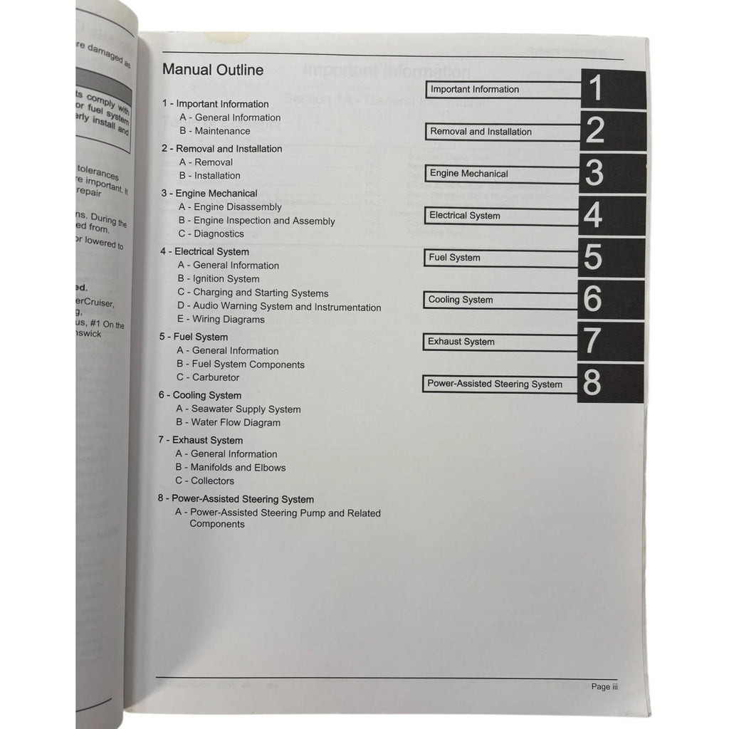 Service Manual for Mercury 540 MAG Bravo 4V (2015) - 90-8M0090434