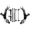 Front Lower Control Arms Sway Bars Tie Rods for Chevrolet Equinox (2005–2007)