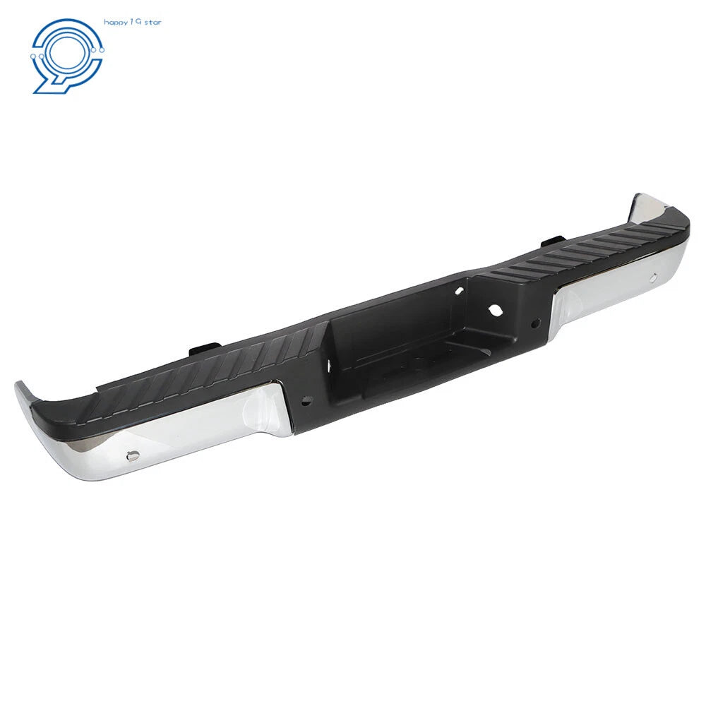Chrome Steel Rear Bumper Assembly for Ford F150 (2009–2014) W/Sensor Holes