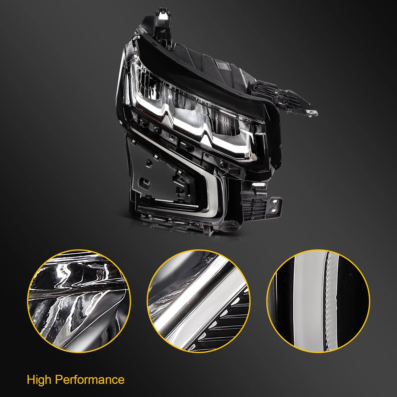 Right Side LED Headlight Assembly for Chevy Tahoe Suburban (2021–2024)
