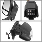 Power Short Arm Heat Signal Dual High Roof Mirror Driver Left for Transit (2018–2019)