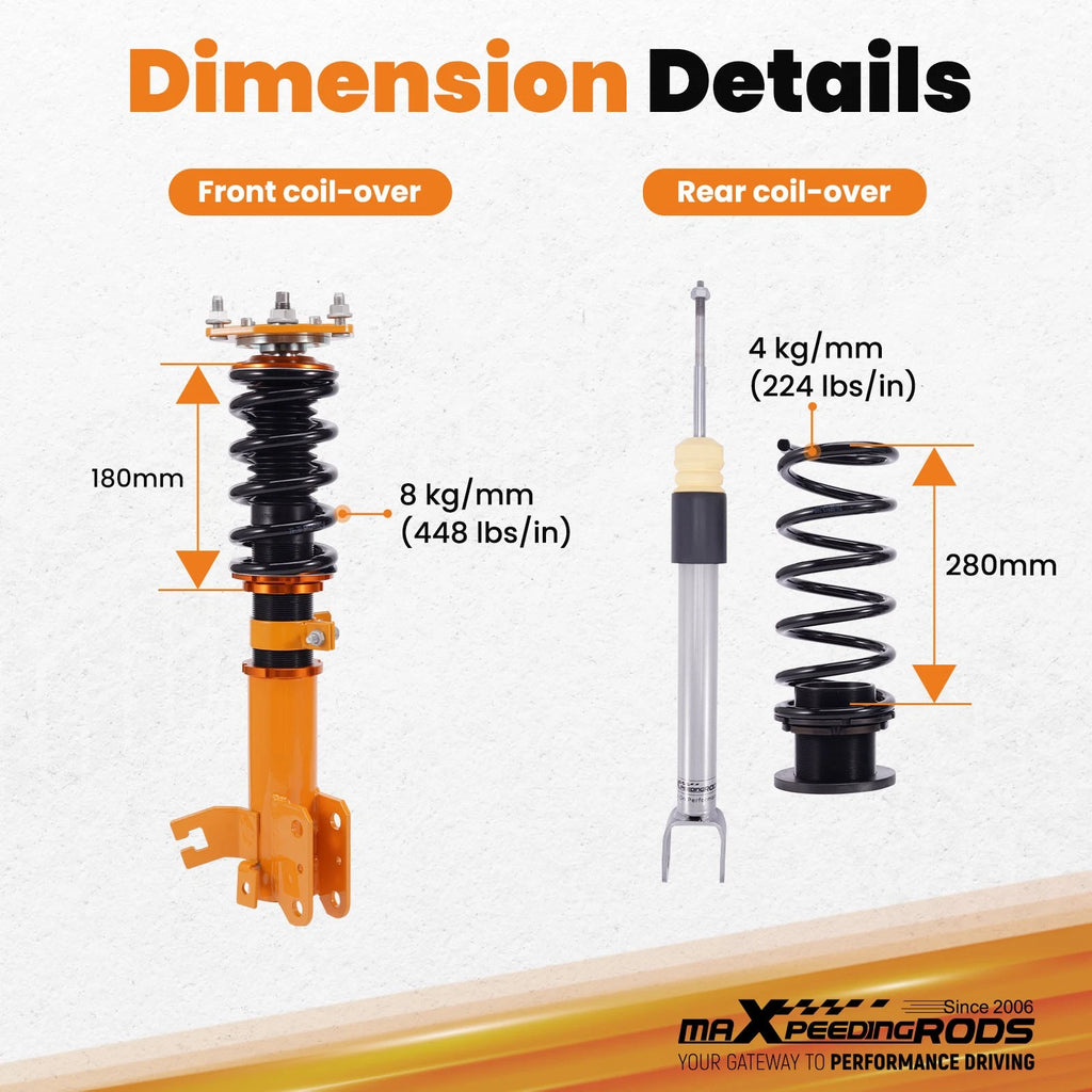 Adjustable Coilovers Suspension Kit for Nissan Altima (2002-2006)