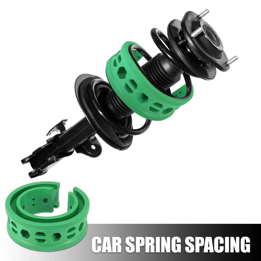 2X Green Coil Spring Rubber Buffer C Type for Ford, Chevy (Universal)