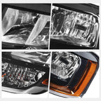 Driver Side Headlight Lamp for Ford Expedition (2015–2017) Black Housing