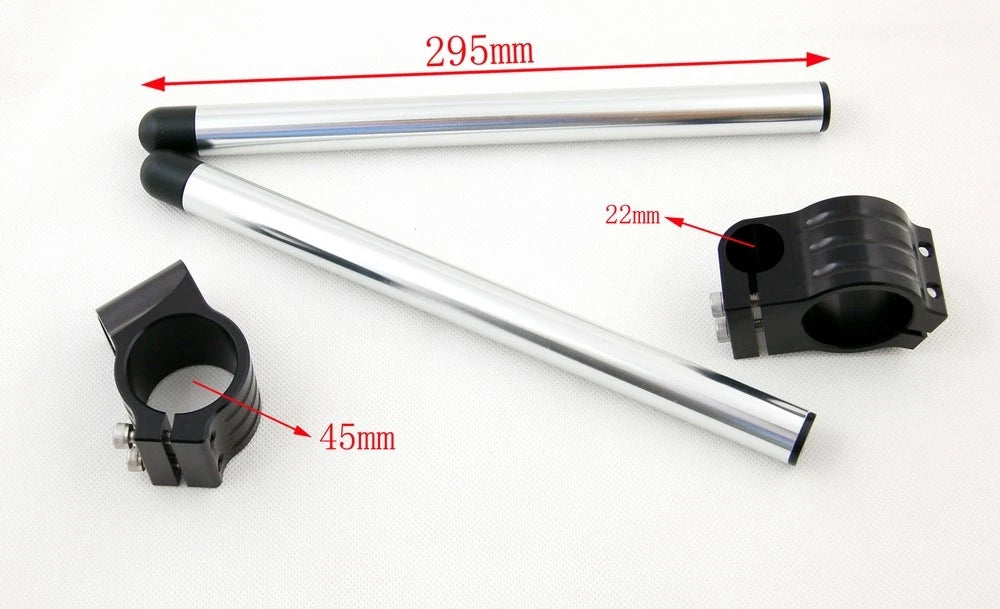 Handle Bar Clip On for Honda CBR600RR (2003–2004), CBR900RR, Suzuki GSXR600 Black