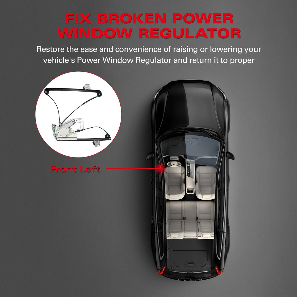 Power Window Regulator with Motor for BMW 528i (1997–2000)