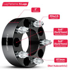 2" Hub Centric 5x127 Wheel Spacers for Jeep Wrangler Gladiator (2018-2024)