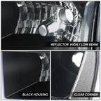 Switchback L-Tube LED Headlights for Dodge Ram 1500 2500 3500 (1994–2002)
