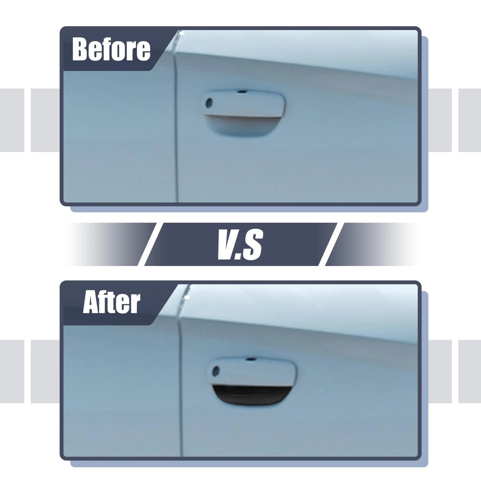2X Door Handle Bowl Cover Trim for Dodge Charger (2011–2020)