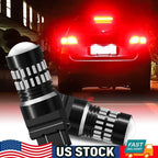 2X Red LED Strobe Brake Tail Light Bulbs for Make Model (YYYY–YYYY)