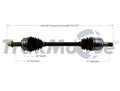 Front Driver Left CV Axle Shaft SurTrack KA-8060 for Kia Soul (2010–2011)