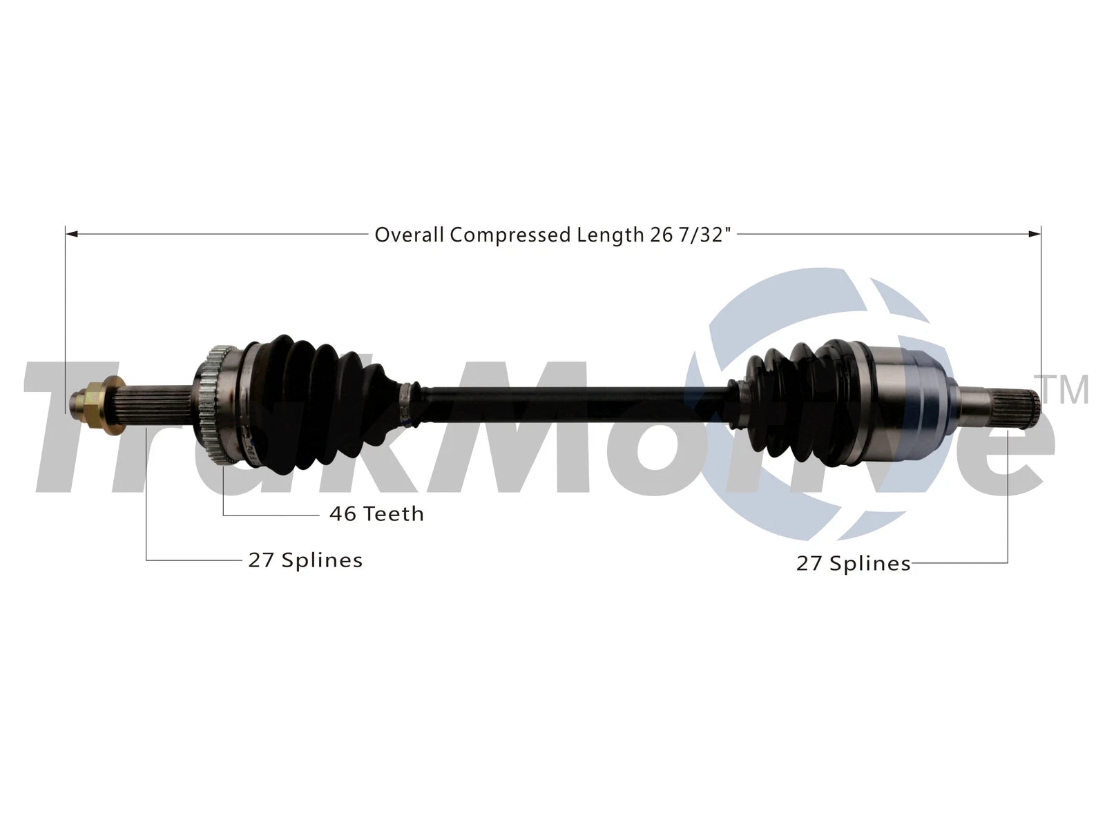 Front Driver Left CV Axle Shaft SurTrack KA-8060 for Kia Soul (2010–2011)