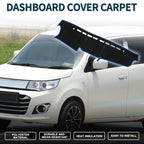 Dashboard Dash Cover Mat for Suzuki Jimny JB64 JB7 (2018–2024) Black Blue