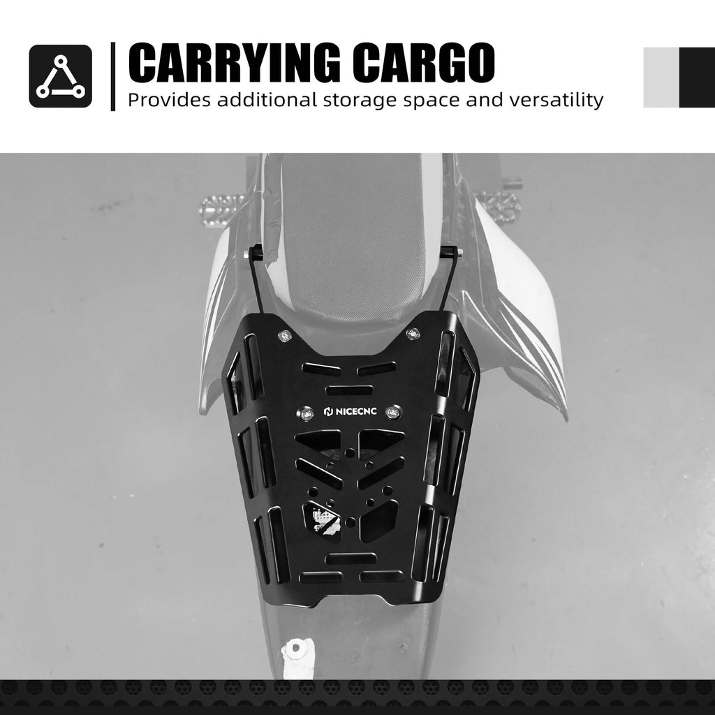 Rear Luggage Rack Bracket Kit for Suzuki DRZ400S DRZ400SM (2000–2024)