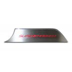 Door Panel Kick Plates with Supercharged Inlay for 2010–2015 Camaro