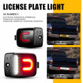 2X Red OLED Tube LED License Plate Light for Toyota Tacoma (1995–2004)
