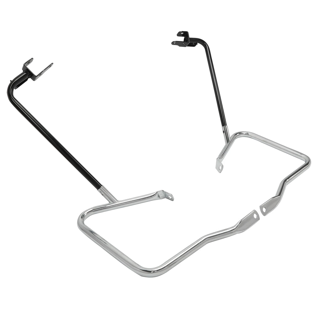 Stretched Saddle Bag Bracket Guard Bar for Harley Touring (2014-2024)