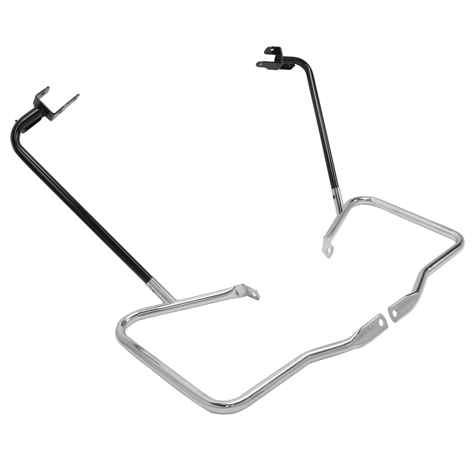 Stretched Saddle Bag Bracket Guard Bar for Harley Touring (2014-2024)