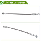 2pcs Rear Extended Brake Line Hose Kit for Nissan Patrol GQ Y60 (1988–1997)