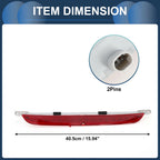 LED Third Brake Light for BMW X5 II E70 (2008–2013) Red Housing