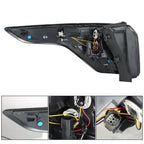 Passenger Side Halogen Red Brake Tail Light for Ford Escape (2017-2019)