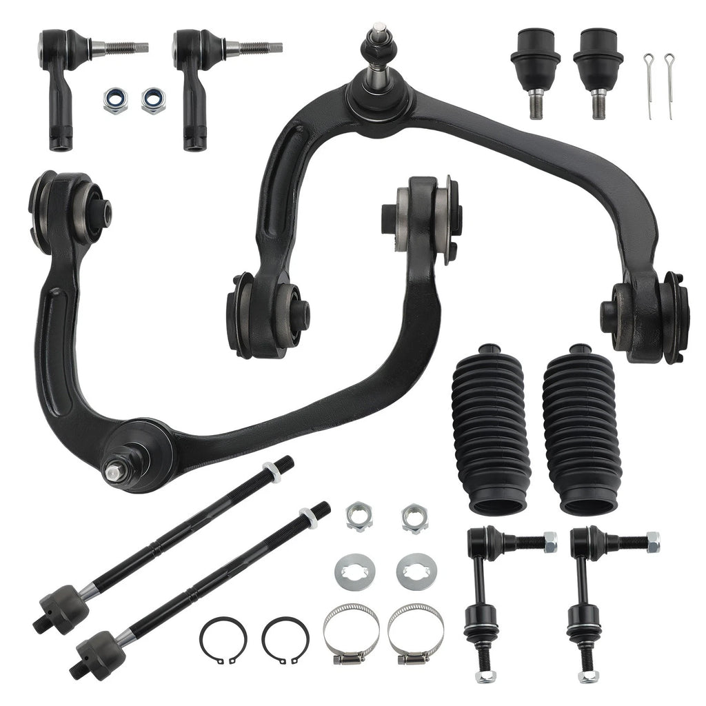 Set of 12 Front Upper Control Arms Sway Bar Link for Ford F-150 (2004–2005)