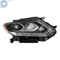 LED Headlight for Nissan Rogue (2014–2016) Chrome Passenger Right Side