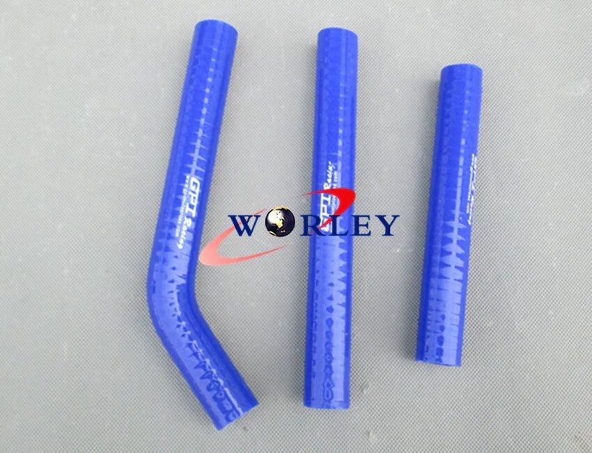 Blue Silicone Radiator Water Hose Kit for KTM 125 SX 144 SX 150 (2007-2010)