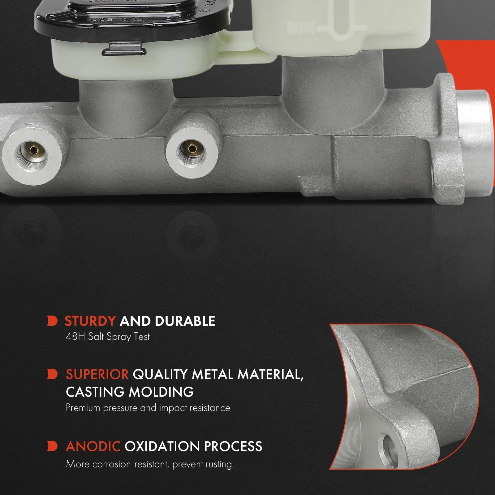 Brake Master Cylinder with Reservoir for Chevy G30 P20 P30 (1971–1995)