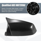Rearview Mirror Cover Cap Black CF for BMW 5/6/7 Series F01 F02