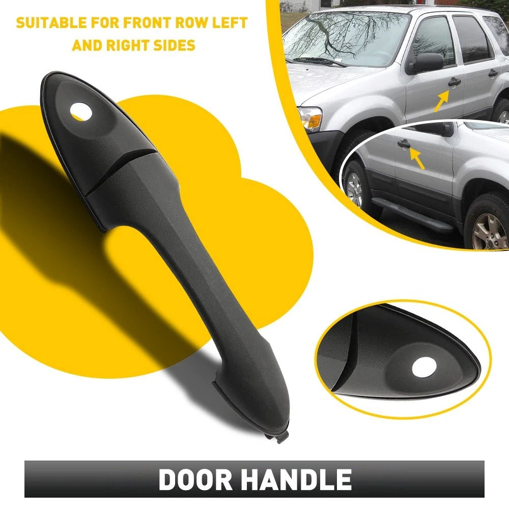 Door Handle FO1310142 for Ford Focus (2000–2007) Front Left/Right Smooth Black