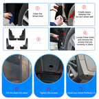 Front & Rear Mud Flaps and Splash Guards for Ford Edge ST (2019-2022)