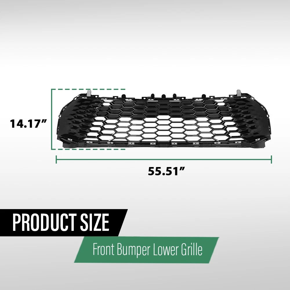 Front Bumper Lower Grille for Toyota Camry (2025) Honeycomb Black