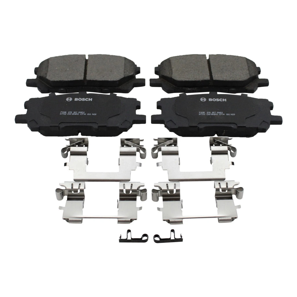 DuraGo Front Rotors & Bosch QuietCast Ceramic Brake Pads Kit for Lexus RX330 (2004–2006)