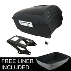 Matte Black King Trunk Two Up Mount Rack for Harley Touring Road Glide (2014–2026)