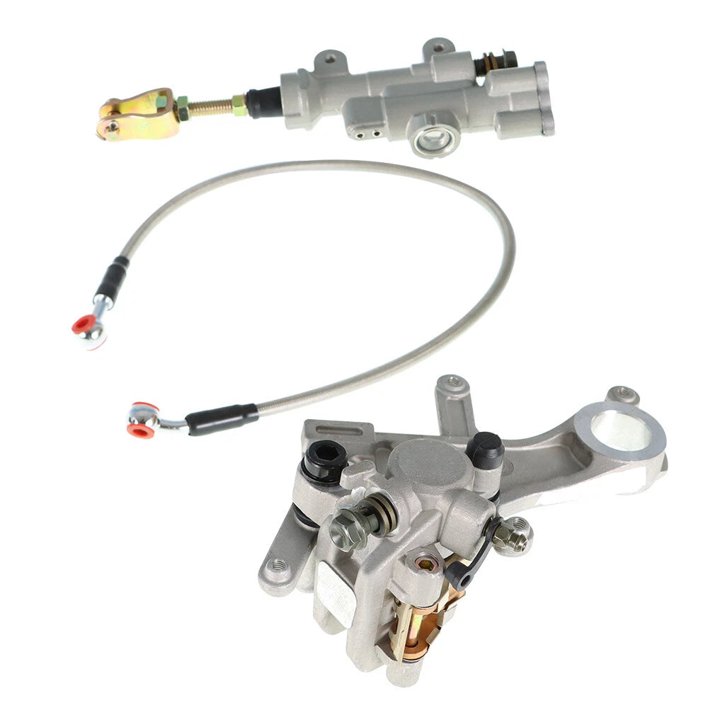 Rear Brake Master Cylinder & Caliper Hose Assembly for Honda CRF250 CRF450 (2004–2023)