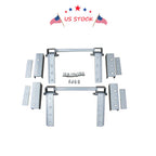 Set of 2 Heavy Duty Hidden Hinge Kit for Universal 2 Doors