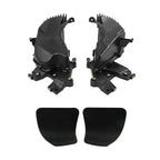 Black Fairings Storage Glove Boxes w/ Doors for Harley Road Glide (2015–2024)