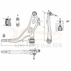 Complete Front Suspension Kit for Ford Freestyle/Five Hundred (2005–2007)