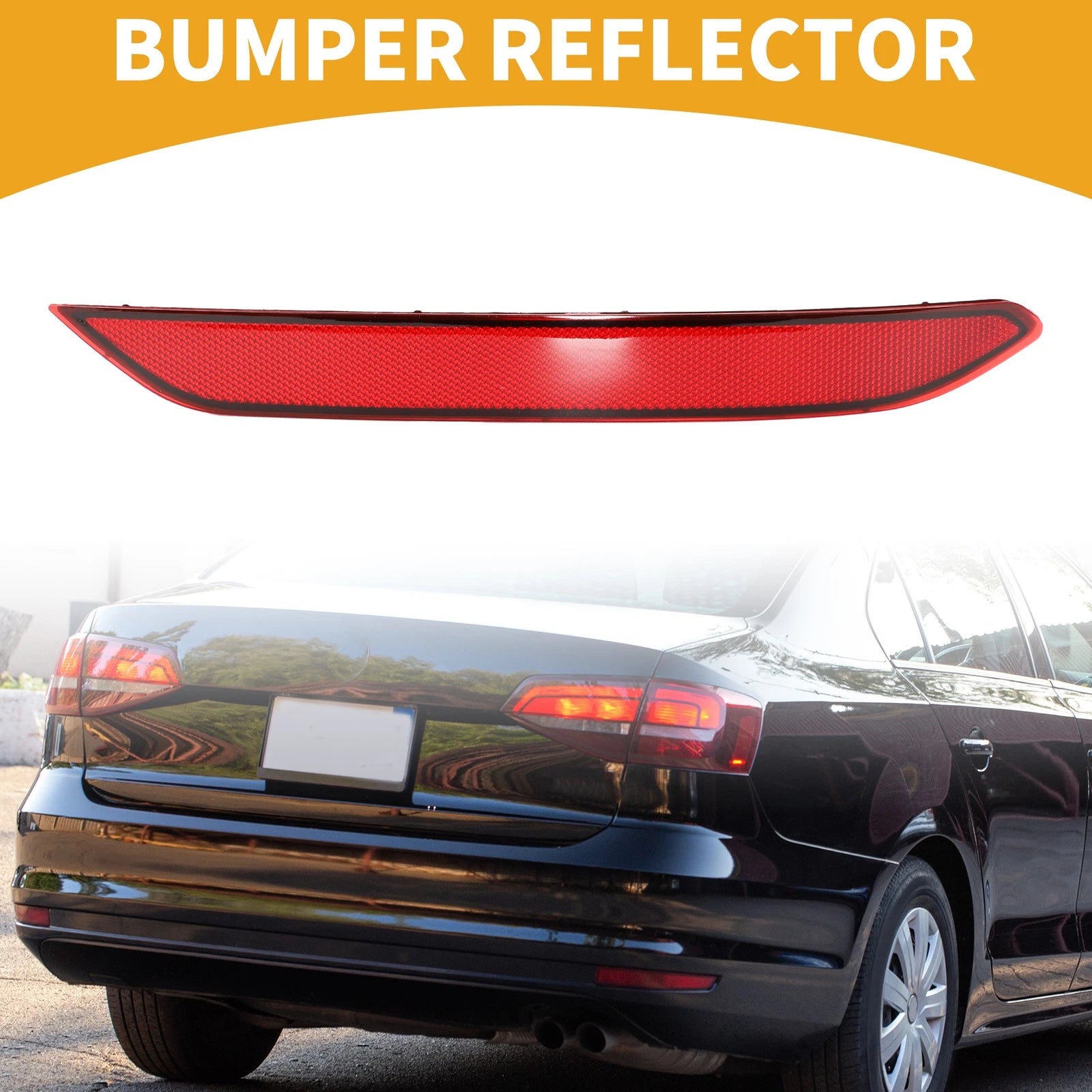 Rear Right Bumper Reflector No. 17A945106 for Volkswagen Jetta (2019–2021)